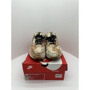 Nike Air Max 1 Premium(Beach Camo) Black/Praline/Light Cream 875844-204 Size 12